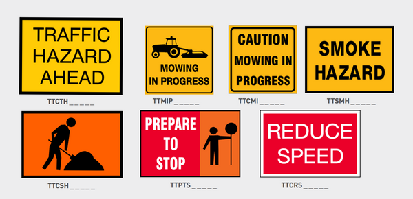 Traffic Control Signs – MFAS Safety Equipment
