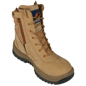 Mongrel 'P' Series Wheat Zip Sided Safety Boots