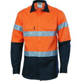 DNC HIVIS D/N 2 TONE DRILL SHIRT