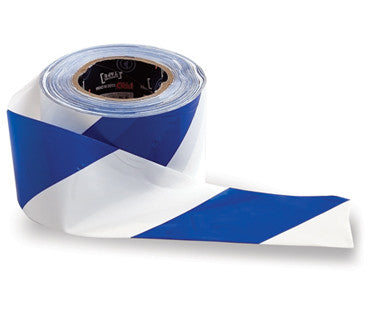 Barricade Tape - White / Blue