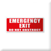 Emergency Exit Do not obstruct