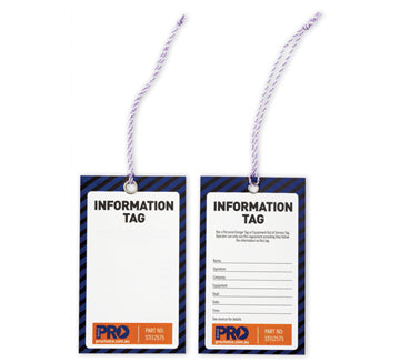 100 Information Safety Tags