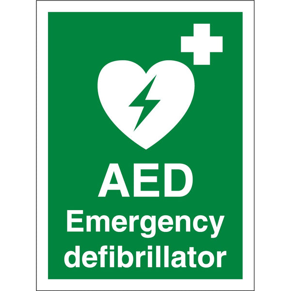 Automated External Defibrillator Sticker