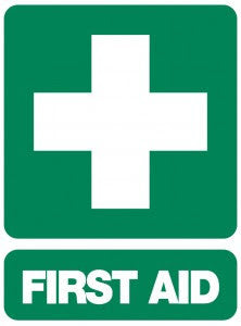 First Aid Location Signs